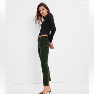 GAP vintage slim high ride corduroy ankle length